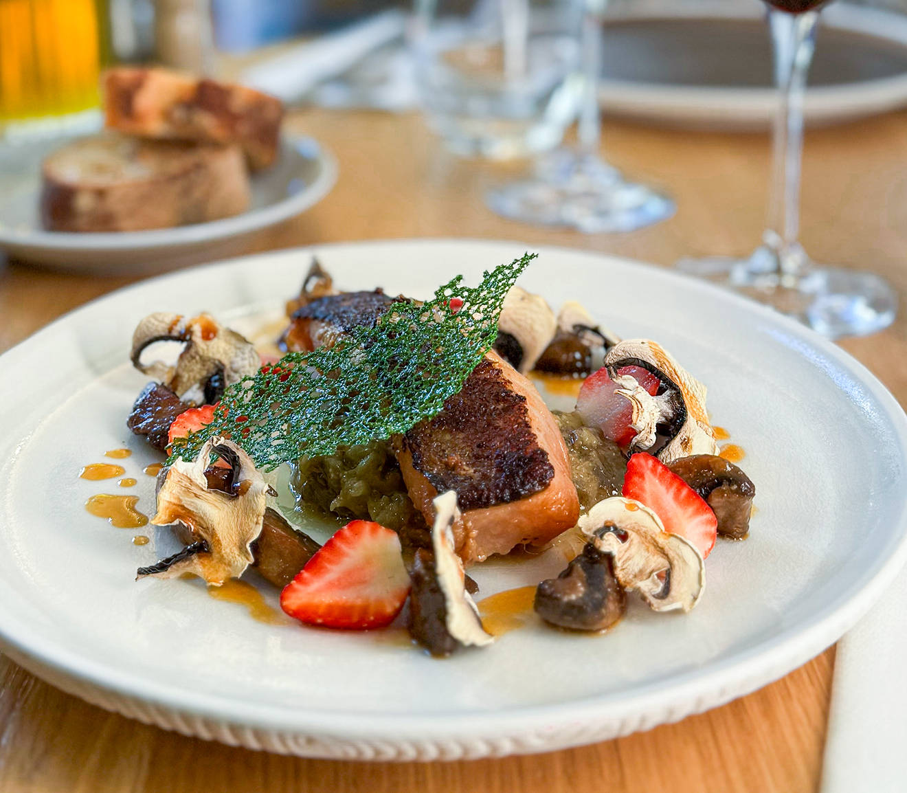 Signature dish from Le Domino restaurant in Draguignan